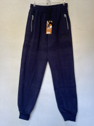 Спортивные штаны мужские на флисе  (dark blue) оптом 97048326 04-13