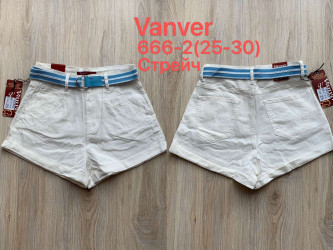 Шорты джинсовые женские VANVER оптом Vanver 63072951 666-2-2