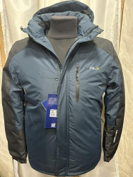 Куртки зимние мужские RLX (синий) оптом 37186549 1021-1-2