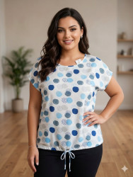 Блузки женские БАТАЛ оптом 29186437 541-151