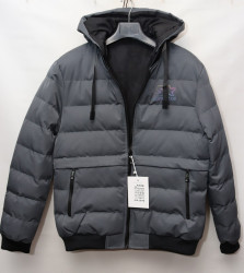 Куртки двусторонние зимние мужские KZXN (gray) оптом 20943756 KZ106-2