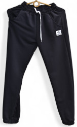 Спортивные штаны подростковые (черный) оптом 72401958 03-98