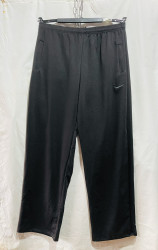 Спортивные штаны мужские БАТАЛ (черный) оптом 96037852 01-6