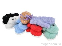 Варежки, CAP оптом 0903 (тедді) mix