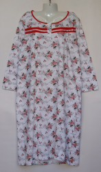 Ночные рубашки женские БАТАЛ на байке оптом 84953017 1029-3