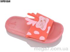 Шлепки, Super Gear оптом 01-758 pink