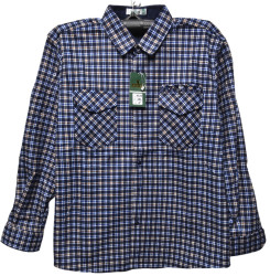 Рубашки мужские на меху оптом 32190658 А636-6