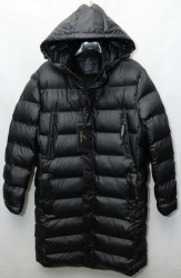 Куртки зимние кожзам мужские FUDIAO (black) оптом 79510386 6906-1
