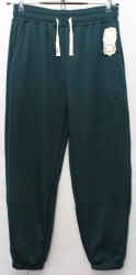 Спортивные штаны женские БАТАЛ на меху оптом 01829463 DK6003-9