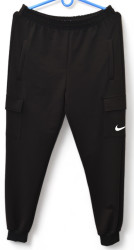 Спортивные штаны юниор (черный) оптом 39754162 05-52