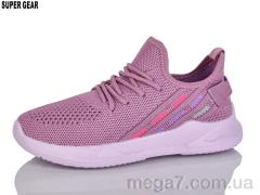 Кроссовки, Super Gear оптом S1376-3 lilac