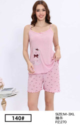 Ночные пижамы женские БАТАЛ оптом 76439508 140-94