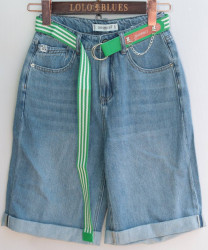 Шорты джинсовые женские LOLOBLUES оптом 81524679 WKL-T008-42