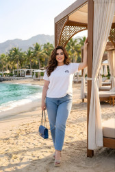 Футболки женские БАТАЛ оптом 73250186 2509-28