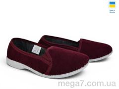 Тапки, Rai shoes оптом --- 14-106 бордо