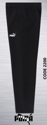 Спортивные штаны мужские на флисе (black) оптом 31956078 2200-15
