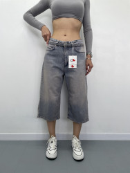 Шорты джинсовые женские I8DENIM оптом 93584671 01-47