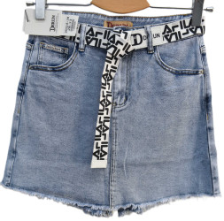 Шорты джинсовые женские DERUN ПОЛУБАТАЛ оптом 50198624 7052-48