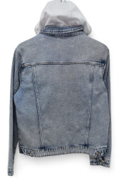 Куртки джинсові жіночі ПОЛУБАТАЛ оптом DRAGON