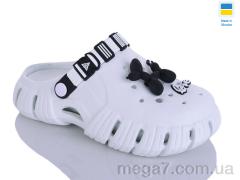 Кроксы, DeMur оптом 677 білий