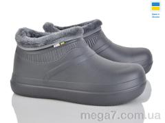 Галоши, Golden Lion оптом 7004 т.сірий