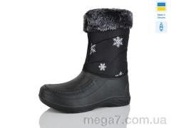 Сапоги из пены, M&L Alex14 оптом BM6 сніжинка чорний