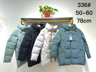 Куртки зимние женские БАТАЛ (темно-синий) оптом 62574038 336-2