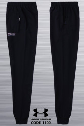 Спортивные штаны мужские на флисе (черный) оптом 05239647 1100-22