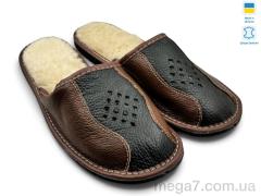 Тапки, Rai shoes оптом Тапмал 003 коричневий