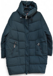 Куртки зимние женские FURUI БАТАЛ (темно-синий) оптом 90736845 3901-57