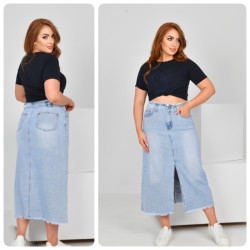 Спідниці джинсові жіночі оптом LADY JEANS 