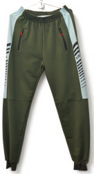 Спортивные штаны мужские (хаки) оптом 23104798 02-6
