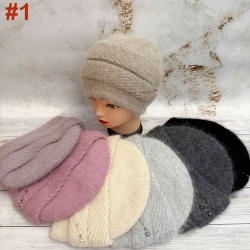 Шапки женские оптом 41237508 43-24