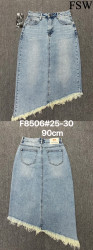 Юбки джинсовые женские оптом Super jeans 04829756 8506-1