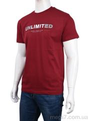 Футболка, Мир оптом 3707-76-2 bordo