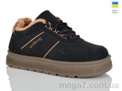 Кроссовки, DeMur оптом 5107 чорний