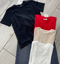 Футболки женские (красный) оптом 08294375 СВ202-157