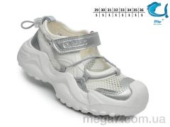 Кроссовки, TOM.M оптом F60036 білий-срібний