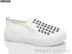 Слипоны, Super Gear оптом C728-2 white