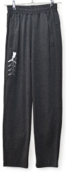 Спортивные штаны женские (серый) оптом 31428759 04-39