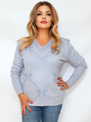 Свитера женские БАТАЛ оптом 25386179 85-52