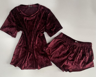 Ночные пижамы женские БАТАЛ оптом 61783924 07-20
