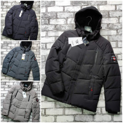 Куртки зимние мужские (черный) оптом Китай 76203498 32-100