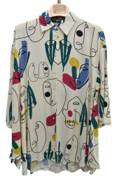 Рубашки женские БАТАЛ оптом 68514927 26745-66