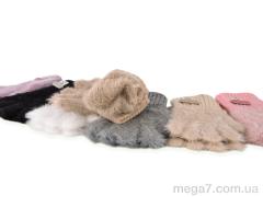 Варежки, CAP оптом 5003 (норка) mix