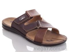 Шлепки, DeMur оптом M6842 brown-camel