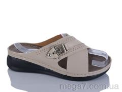 Шлепки, DeMur оптом N005-2 beige