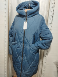 Куртки зимние женские БАТАЛ на меху оптом 34956201 01-1