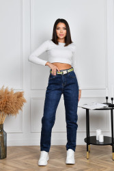 Джинсы женские зимние ПОЛУБАТАЛ оптом LADY JEANS 08325476 777-43