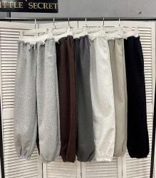 Спортивные штаны женские (светло-серый) оптом -- 98365741 9766-18